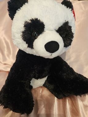 Plush Sandiago Zoo Panda Stuffed Cutie  - Black & White